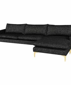 NVD ANDERS SECTIONAL BLACK