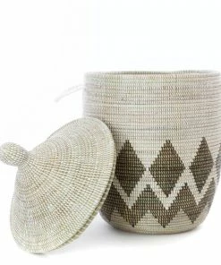 SWD BASKETS EARTH DIAMOND BORDER BASKET (SENEGAL)