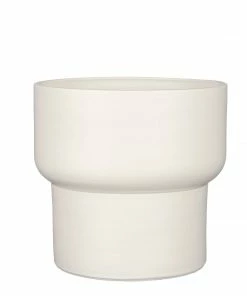 BD FLORA WHITE TERRACOTTA RIVA POT