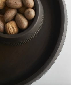 CL BLACK CHISELED BOWL 9 CL BLACK CHISELED BOWL