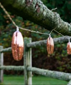 ALD SOLAR MARRAKESH COPPER STAR STRING LIGHTS