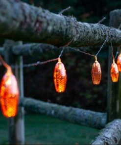 ALD SOLAR MARRAKESH COPPER STAR STRING LIGHTS