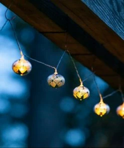 ALD SOLAR MARRAKESH DROPLET STRING LIGHTS