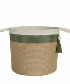 MM OLIVE & JUTE FLOOR BASKETS (SOUTH AFRICA)
