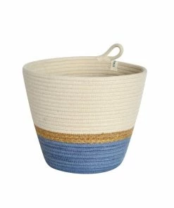MM JUTE & BLUE-GREY BLOCK COTTON PLANTERS (SOUTH AFRICA) FLORA