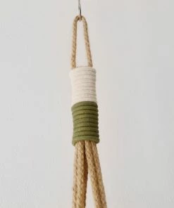 MM COTTON MACRAME PLANT HOLDERS FLORA