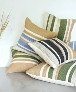 MM JUTE & BLACK COTTON THROW PILLOW 9 MM JUTE & BLACK COTTON THROW PILLOW