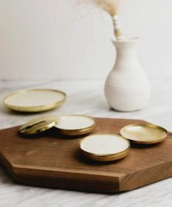 CL BRASS PILLBOX CANDLE