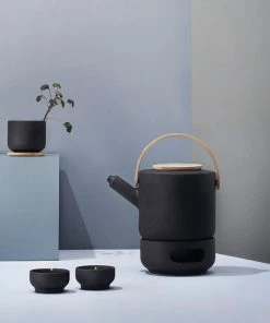 SND BLACK DANISH THEO TEAPOT
