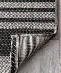 NLD GREAT OUTDOORS ROBAN STRIPE BLUE RUGS