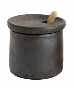 BD BROWN TERRACOTTA SPICE CONTAINER ENTERTAINING