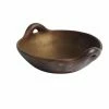 BD BROWN TERRACOTTA BOWL WITH HANDLES HAZEL