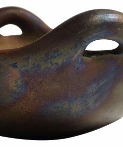 BD BROWN TERRACOTTA BOWL WITH HANDLES HAZEL 8 BD BROWN TERRACOTTA BOWL WITH HANDLES HAZEL