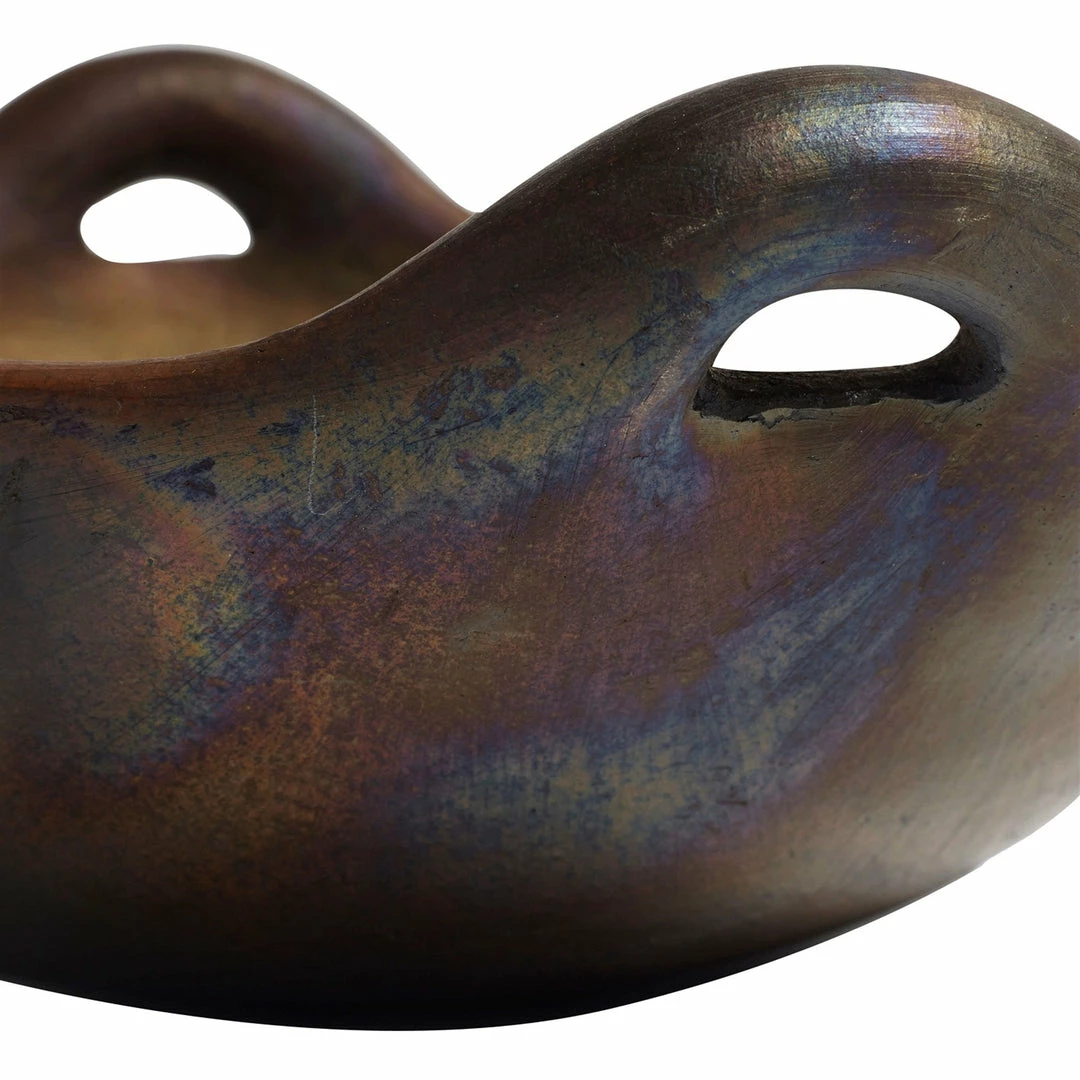 BD BROWN TERRACOTTA BOWL WITH HANDLES HAZEL 5 BD BROWN TERRACOTTA BOWL WITH HANDLES HAZEL