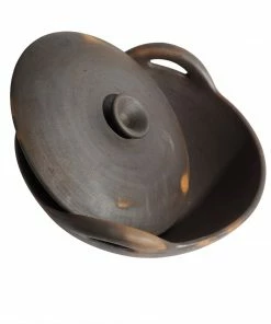 BD ENTERTAINING BROWN TERRACOTTA ROASTER