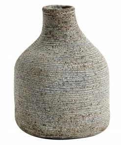 BD GREY/BROWN STAIN VASE