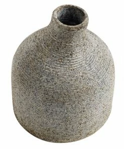 BD GREY/BROWN STAIN VASE