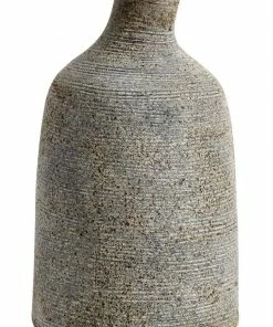 BD GREY/BROWN STAIN VASE