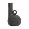 BD BLACK DARK GREY BOTTLE CROP VASE