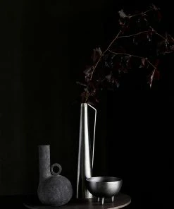 BD BLACK DARK GREY BOTTLE CROP VASE