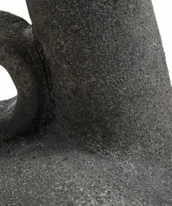 BD BLACK DARK GREY BOTTLE CROP VASE