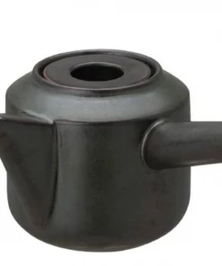 KN BLACK CERAMIC TEAPOT - KYUSU 13 KN BLACK CERAMIC TEAPOT - KYUSU