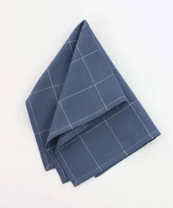 AN GREY SLATE TEA TOWELS (INDIA) FAIR TRADE