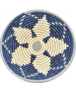 SW BLUE MORNING STAR 12" BASKET (RWANDA)
