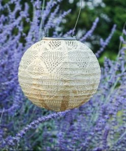 ALD SOLAR GLOBE WAVE PUNCH LANTERNS