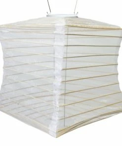 ALD SILKEN SOLAR BOX LANTERN JAPANDI