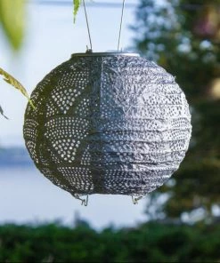 ALD SOLAR GLOBE WAVE PUNCH LANTERNS