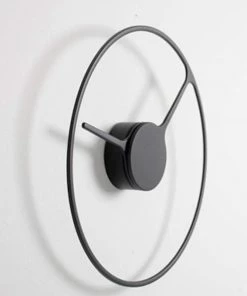 SND BLACK DANISH WALL CLOCK