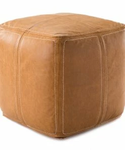 JPD ULTRA SUAVE VEGAN POUF BLACK