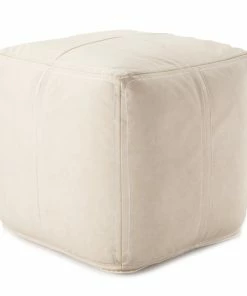 JPD ULTRA SUAVE VEGAN POUF BLACK