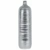 UT SILVER RIBBED VASES