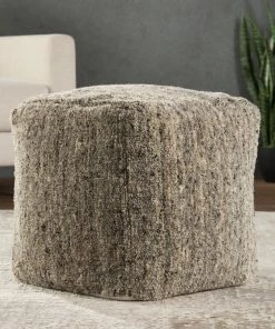 JPD VAGABOND SHERWOOD POUF BLACK