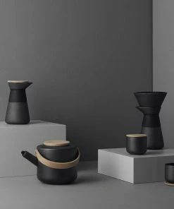 SND BLACK DANISH THEO TEAPOT