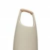 BV BOHO WHITE STONEWARE HANDLE VASES
