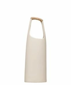 BV BOHO WHITE STONEWARE HANDLE VASES