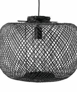 BV BLACK BAMBOO BASKET PENDANT