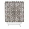 DYD FARAH BORDER NEUTRAL SHOWER CURTAIN