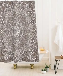 DYD FARAH NEUTRAL SHOWER CURTAIN