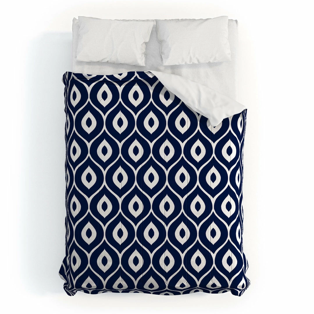 DYD LEELA NAVY DUVET / COMFORTER 8 DYD LEELA NAVY DUVET / COMFORTER