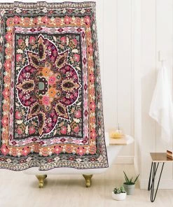 DYD SEMERA RUST SHOWER CURTAIN BATH