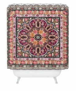 DYD SEMERA RUST SHOWER CURTAIN BATH