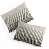 DYD BLACK HORIZONTAL LINES PILLOW SHAMS