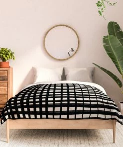 DYD HAND DRAWN GRID DUVET / COMFORTER