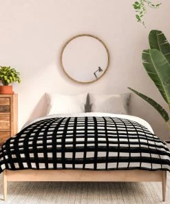 DYD HAND DRAWN GRID DUVET / COMFORTER