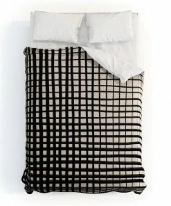 DYD HAND DRAWN GRID DUVET / COMFORTER