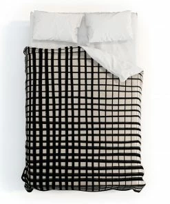 DYD HAND DRAWN GRID DUVET / COMFORTER
